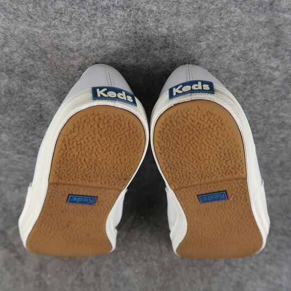 Keds Shoes Womens 9 Casual Sneakers Trainers Champion Lace Up Low White Leather - Picture 12 of 13